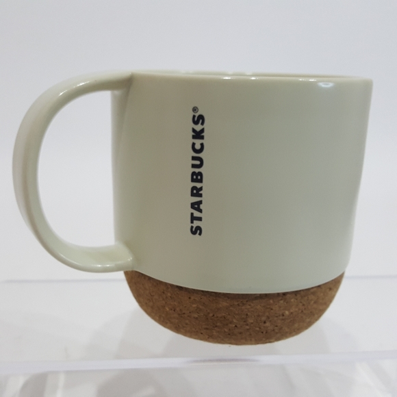 Starbucks Cork Bottom Coffee Tea Mug Cup White - Picture 1 of 11